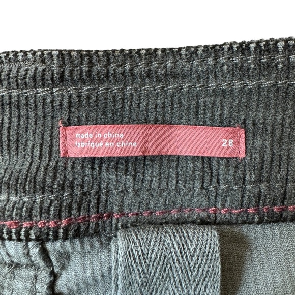 Pilcro Anthropologie Corduroy Trouser Bootcut Pants in Moss Green, Size 28 - Picture 6 of 10